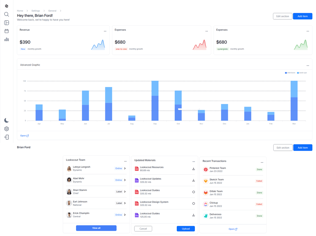 Dashboard Design