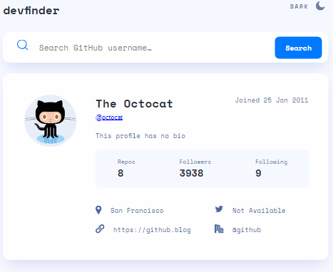 Github User Search